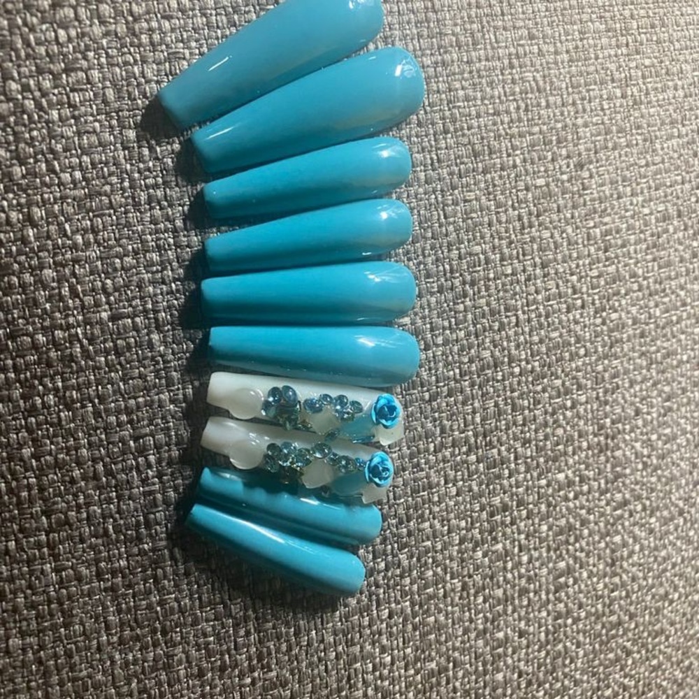 press on nails every gel color and design